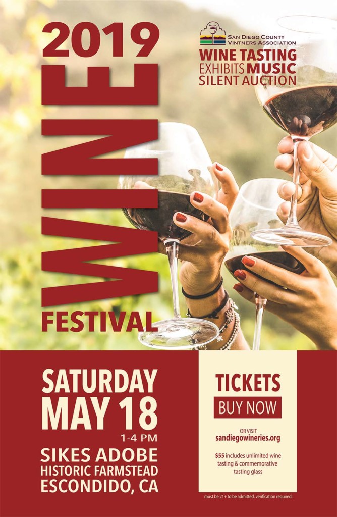2019 SDCVA Wine Festival @ Sikes Adobe Historic Farmstead 