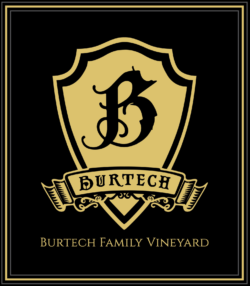Here is the logo of Burtech Family Vineyard